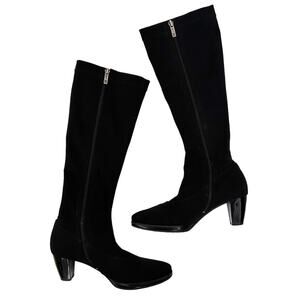 Ara Goretex Luftpolster Black Tall Boots Sz 5.5